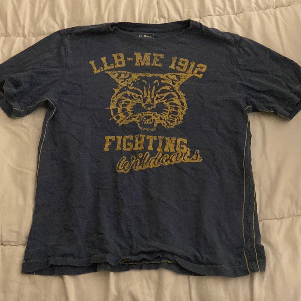 L.L.Bean wildcats blue T-shirt